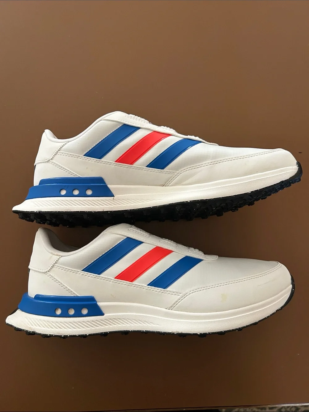 Adidas S2G Spikeless BOA 24 Men’s Golf Shoes White Royal Red